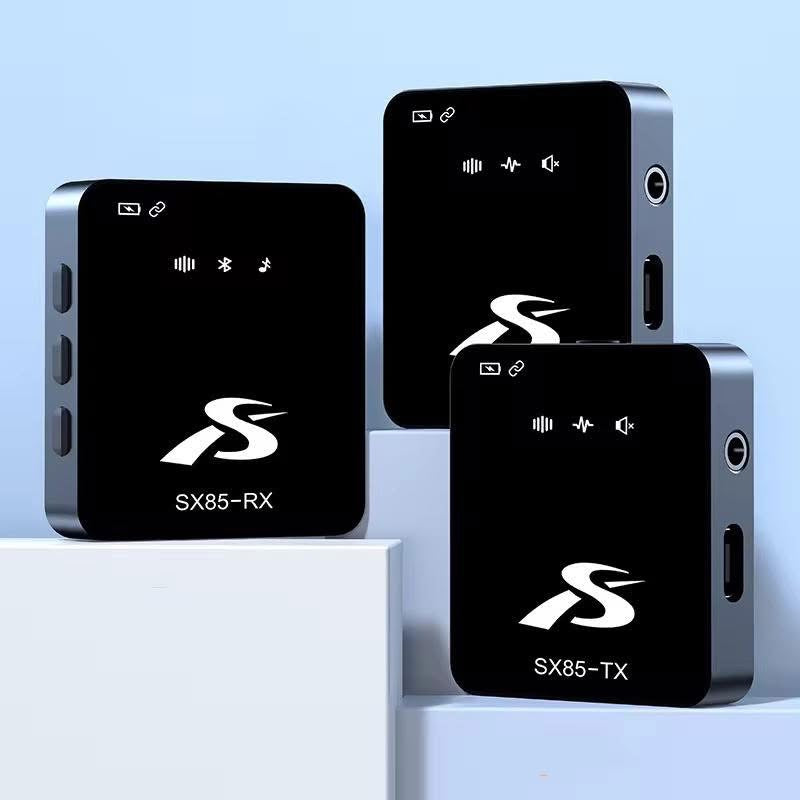 Microphone sans fil multifonction 3 en 1 SX85 pour Téléphone & Camera