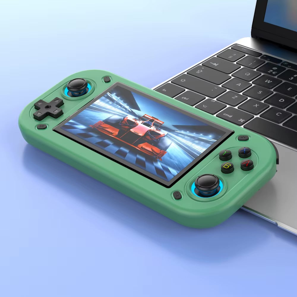 Console de jeu Portable rétro R43S, système Linux, écran IPS de 4.3 pouces, lecteur vidéo de poche Portable, 64 go 128 go, cadeau pour enfant