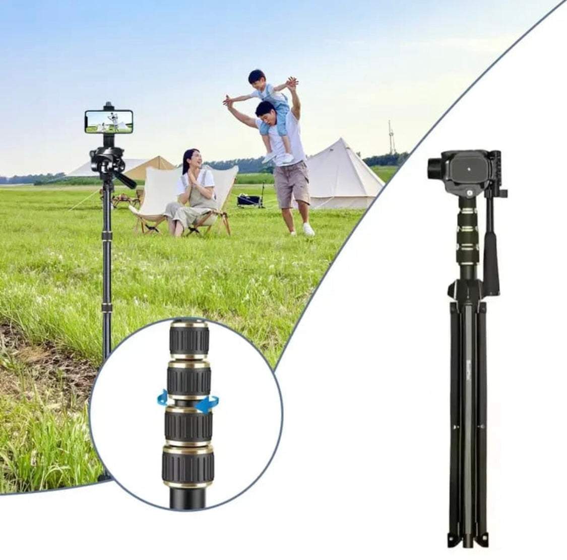 Trépied Neepho extensible Pour Caméra & Smartphone