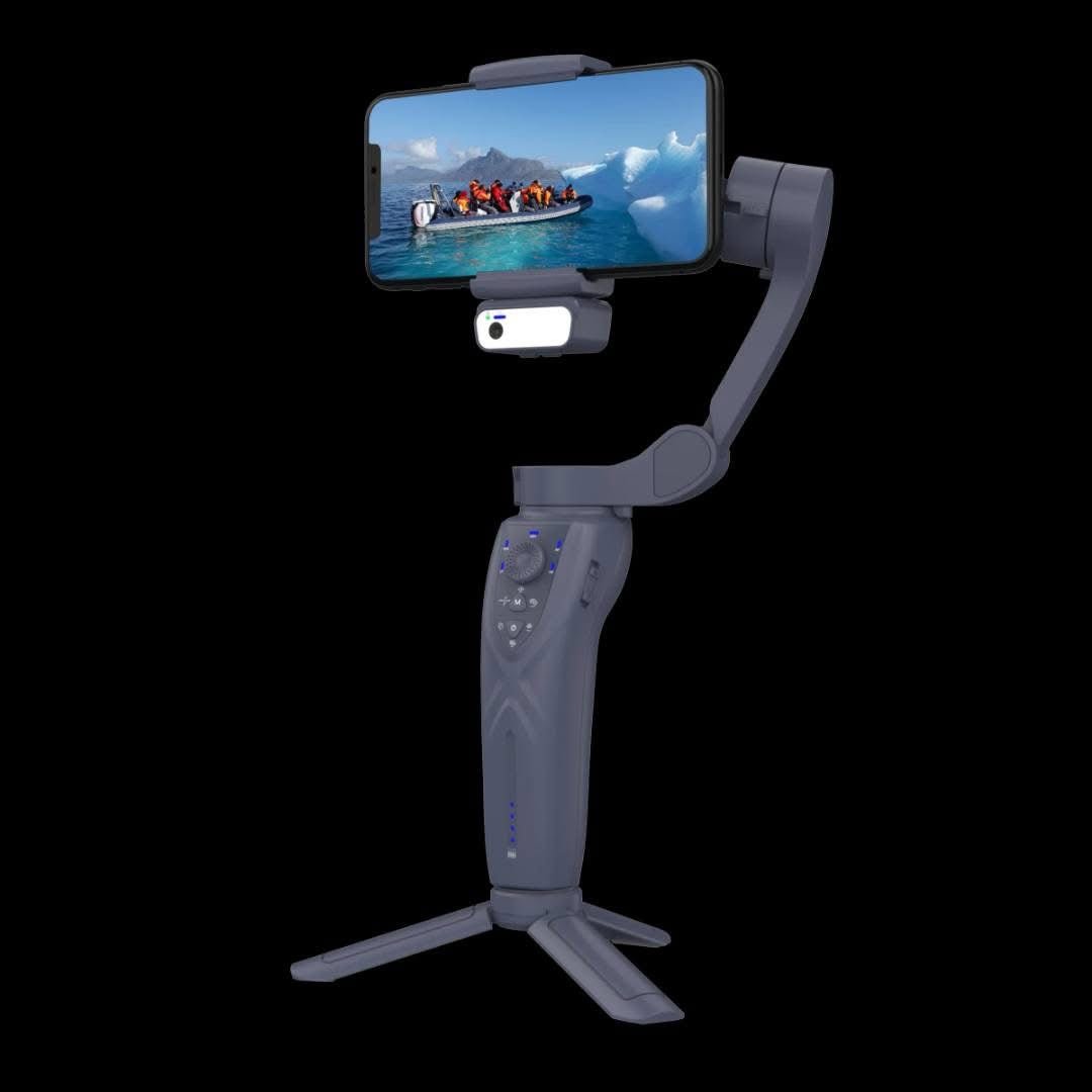 F12 - Stabilisateur à 3 axes avec trépied, vlogging, enregistrement vidéo, outils pour YouTube