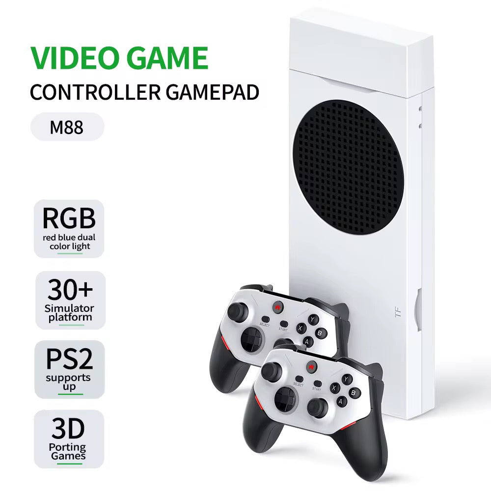 M88 128 Go intégré rétro 40000 + lecteur de jeux
2.4G sans fil prise en charge de la manette PS2
4K HD Console de jeu vidéo domestique M88 TV
GAME BOX
3342 vendus •