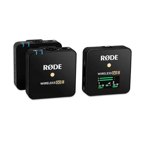 Rode Système De Microphone Sans Fil à Double Canal Rode Wireless Go II, Noir (numéro De Modèle : WIGOII)