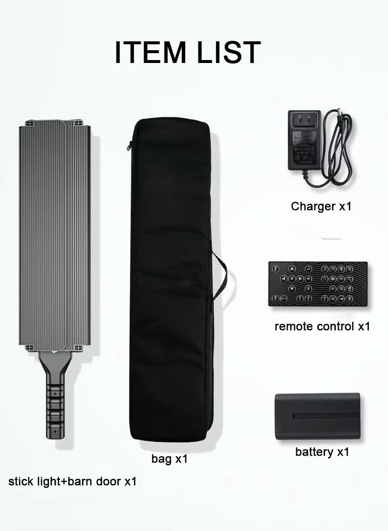 R1000 RGB Light Stick, un bâton lumineux RGB.