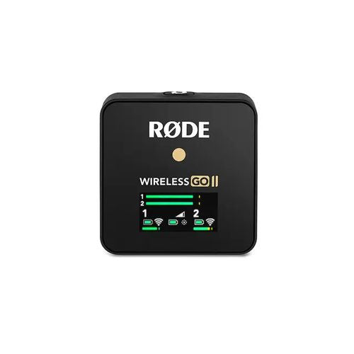 Rode Système De Microphone Sans Fil à Double Canal Rode Wireless Go II, Noir (numéro De Modèle : WIGOII)