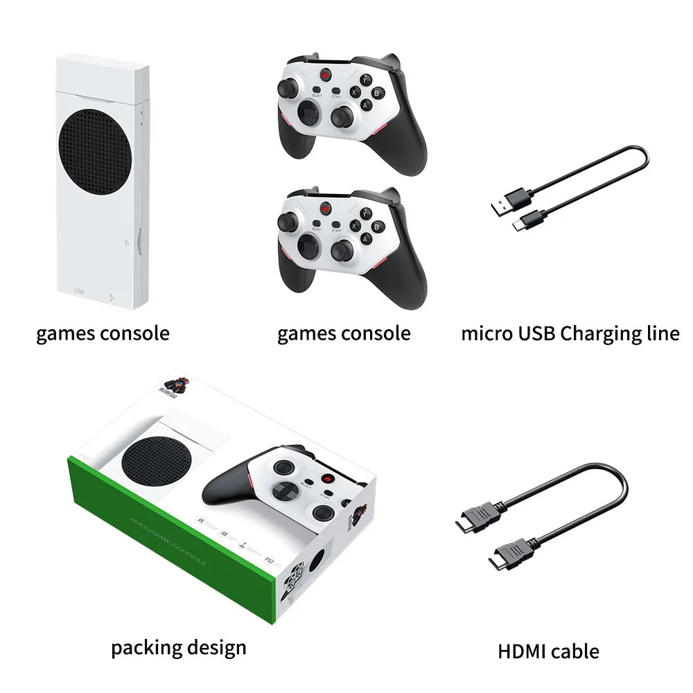 M88 128 Go intégré rétro 40000 + lecteur de jeux
2.4G sans fil prise en charge de la manette PS2
4K HD Console de jeu vidéo domestique M88 TV
GAME BOX
3342 vendus •