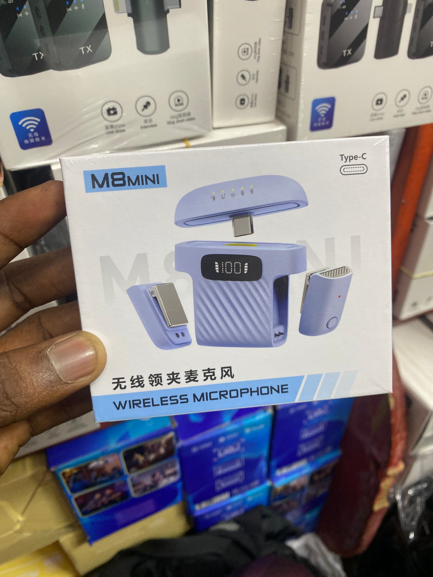 M8 mini microphone