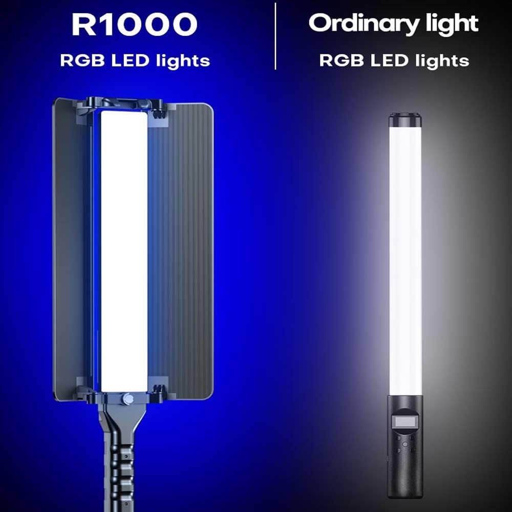 R1000 RGB Light Stick, un bâton lumineux RGB.