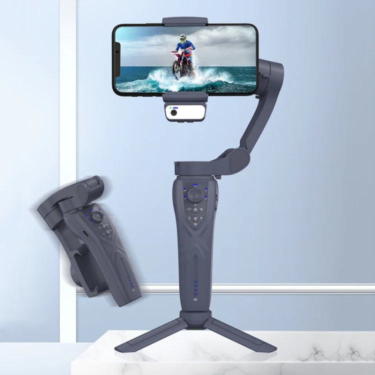 F12 - Stabilisateur à 3 axes avec trépied, vlogging, enregistrement vidéo, outils pour YouTube