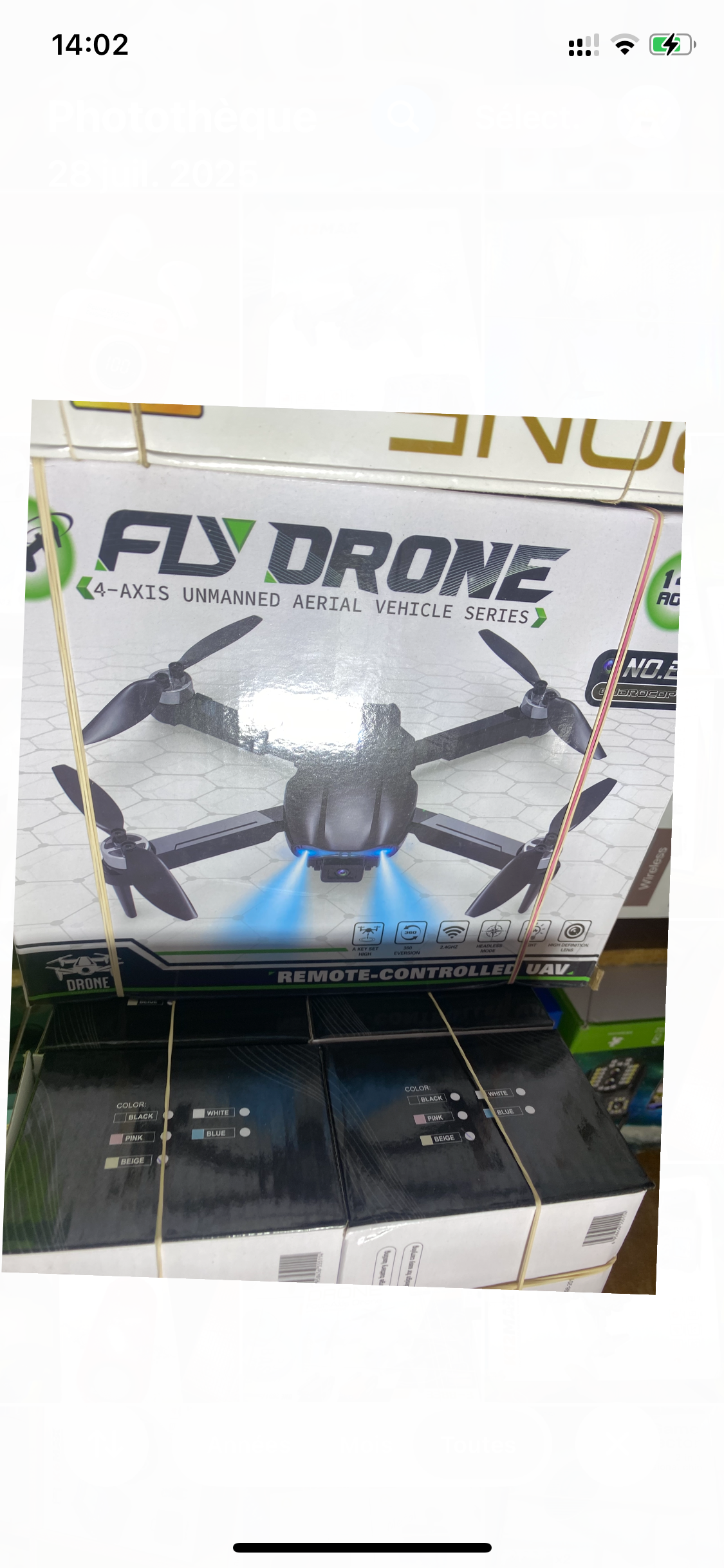 fly drone 4-axis unmanned aerial