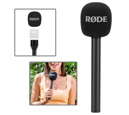 Adaptateur portatif pour microphones sans fil RØDE Interview GO (noir)
