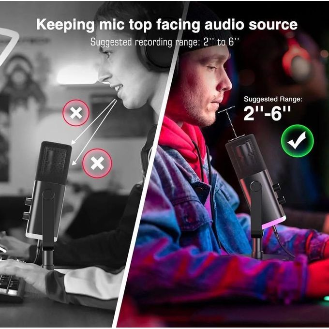 Microphone USB RGB FIFINE