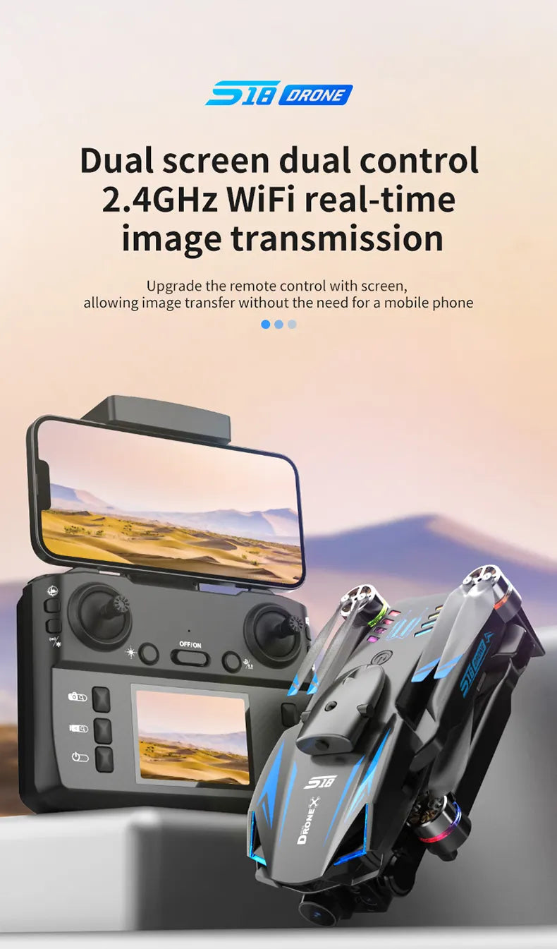 Drone M3/Y3 Ultrat Brushless 8K – Drone RC professionnel avec caméra HD, évitement d'obstacles et hélices pliables