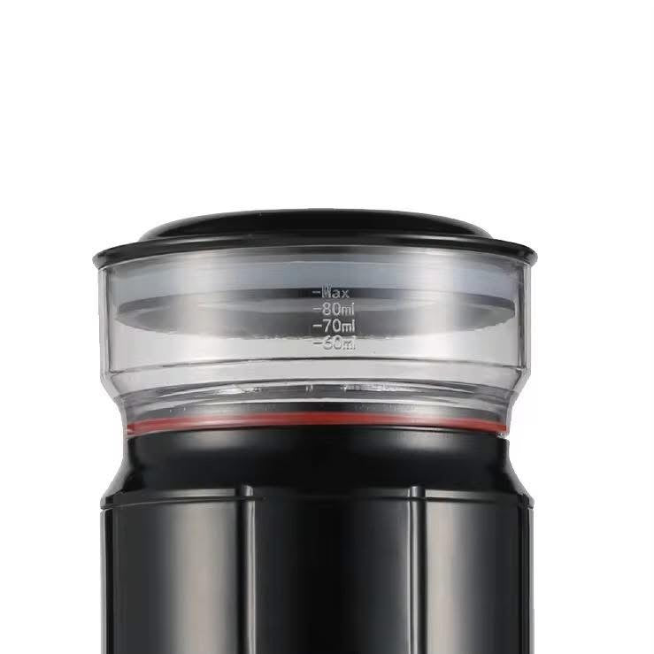 Machine à expresso portable, mini cafetière expresso USB, café moulu compatible, petite machine à café moulu à capsules manuelle de voyage de 18 bars, pour le camping, le bureau et la maison