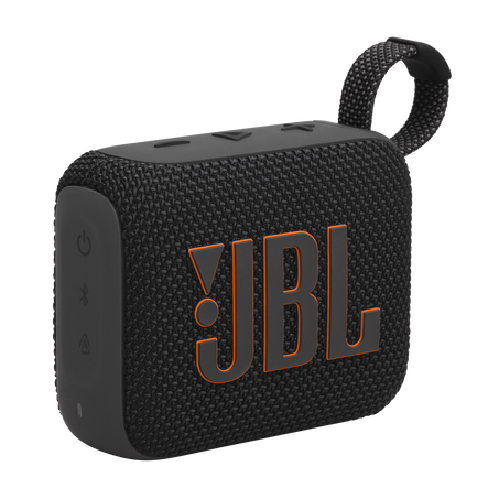JBL Go 4 - Enceinte Bluetooth ultra-portable, étanche et résistante à la poussière, son puissant et professionnel avec basses puissantes, batterie intégrée de 7 heures, fabriquée en partie à partir de matériaux recyclés (noir