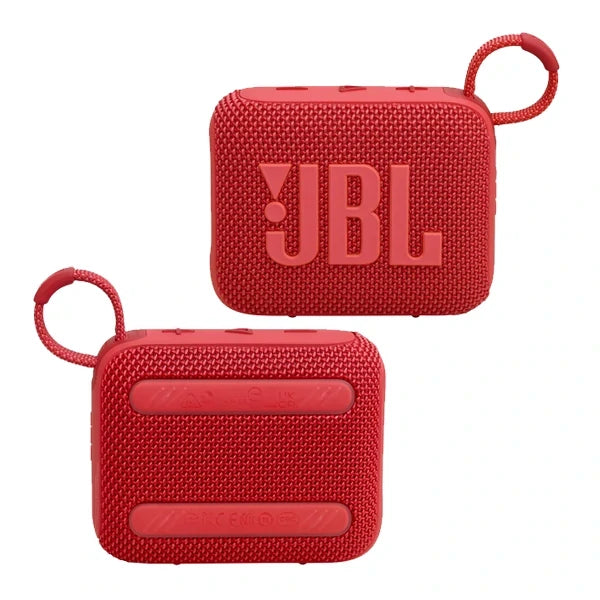 Mini enceinte portable sans fil JBL GO 4 – BT5.3 – Etanche IP67 – USB-C – Autonomie 7h – Rouge