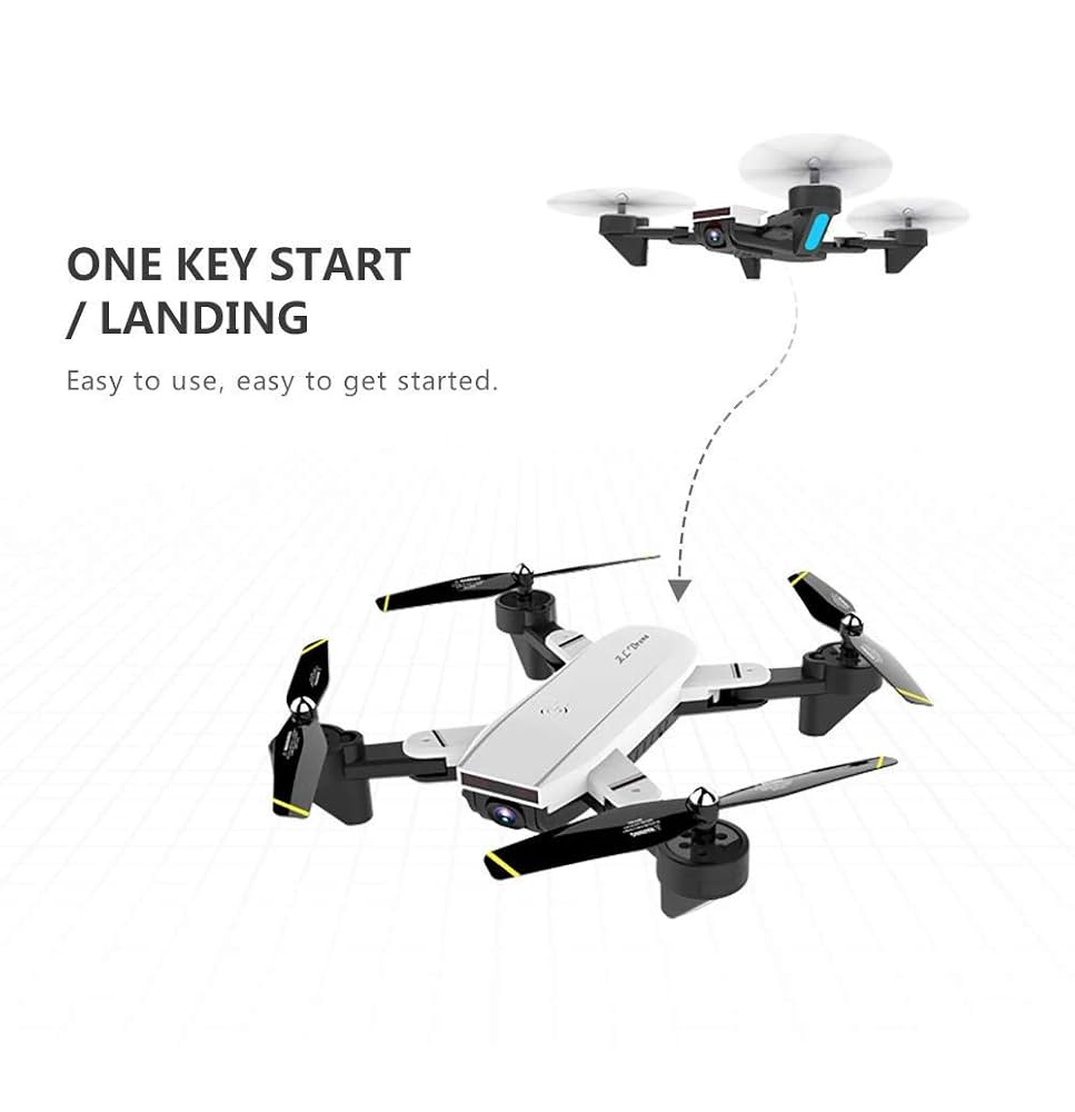 Drones pour adultes SG700MAX - Drone sans balais - Caméra HD 4K - Caméra professionnelle - Photographie aérienne - Moteur sans balais - Jouet quadrirotor pliable (2 piles)