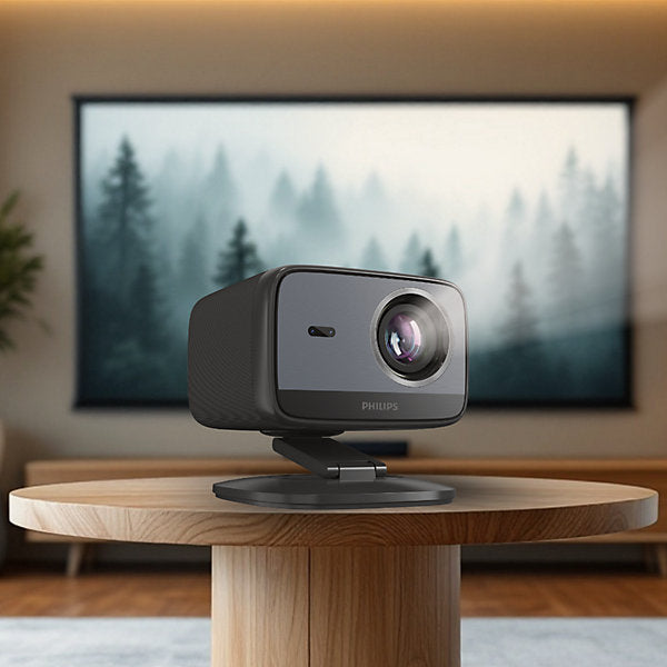 Philips, Neopix 450 Smart, Vidéoprojecteur 4K, Google TV, résolution Native 1080p, 500 Lumens ANSI, Wi-FI 6, Son Stéréo10 Watts, Partage d'écran sans Fil.