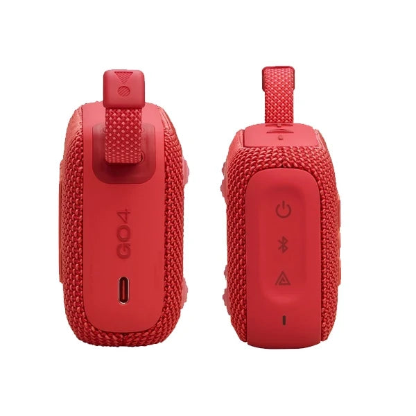 Mini enceinte portable sans fil JBL GO 4 – BT5.3 – Etanche IP67 – USB-C – Autonomie 7h – Rouge