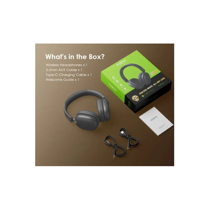 oraimo BoomPop Lite Écouteurs supra-auriculaires sans fil ENC