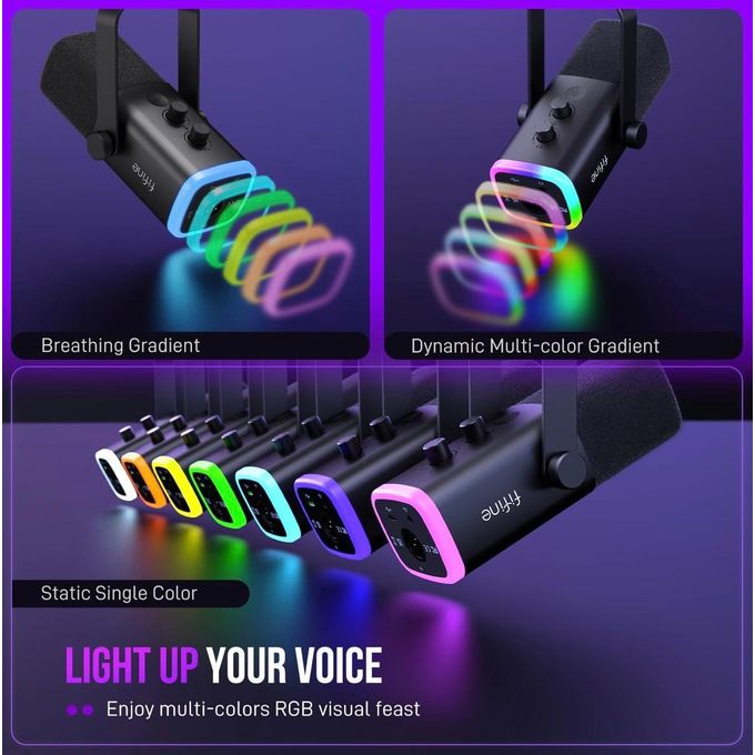 Microphone USB RGB FIFINE