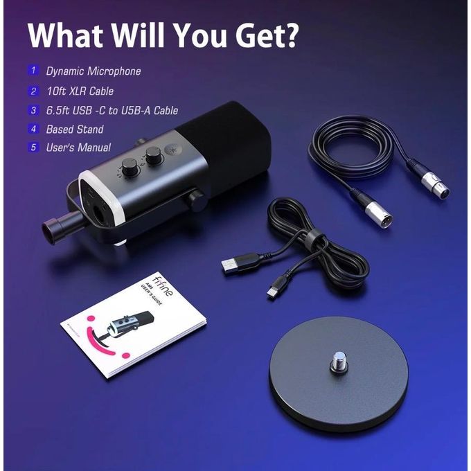 Microphone USB RGB FIFINE