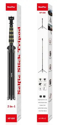 NeePho NP-688 7-Foot Adjustable 2-in-1 Wireless Selfie Stick Tripod