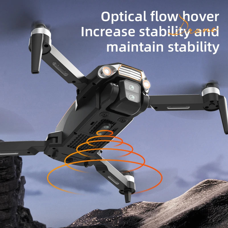 DRONE LF669 - 720p 5G WiFi GPS sans balais de caméra aérienne avec contrôleur d'écran de 4,5 pouces