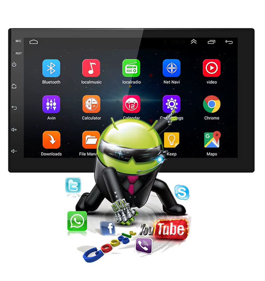 Poste auto pour la voiture 7 pouces android Bluetooth écran tactile Wi-Fi