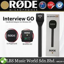 Adaptateur portatif pour microphones sans fil RØDE Interview GO (noir)