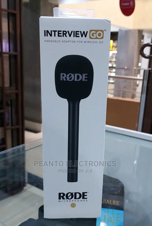 Adaptateur portatif pour microphones sans fil RØDE Interview GO (noir)